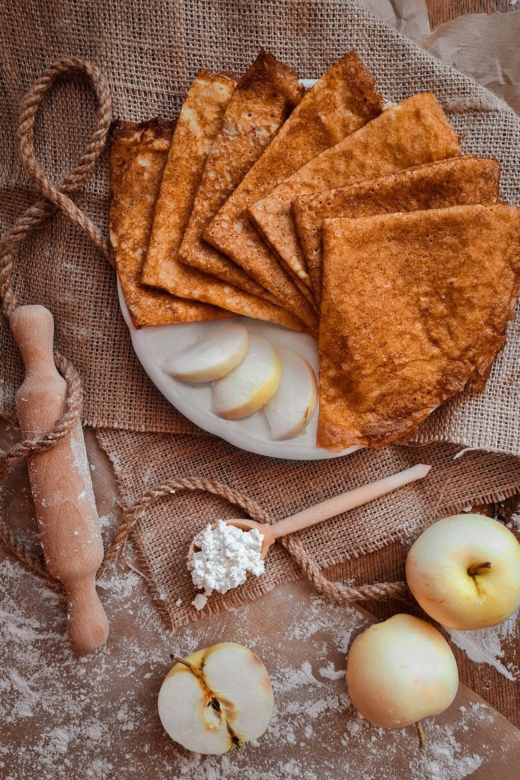 Crepes with Asian Pears - Crepes Recipe